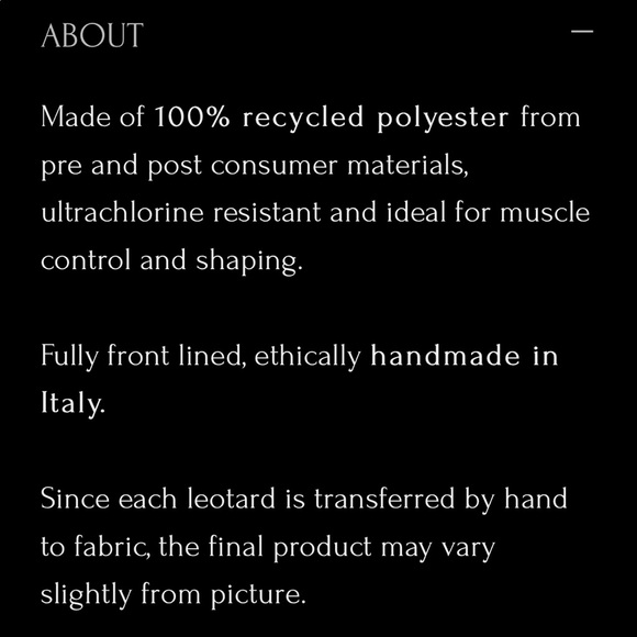 Maldire Dance Costume Leotard- “Coral” - Picture 6 of 6